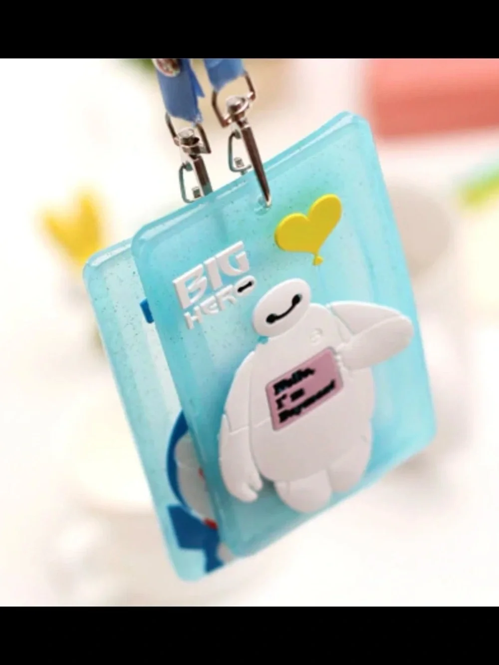 Cute Character Lanyard Card Holder